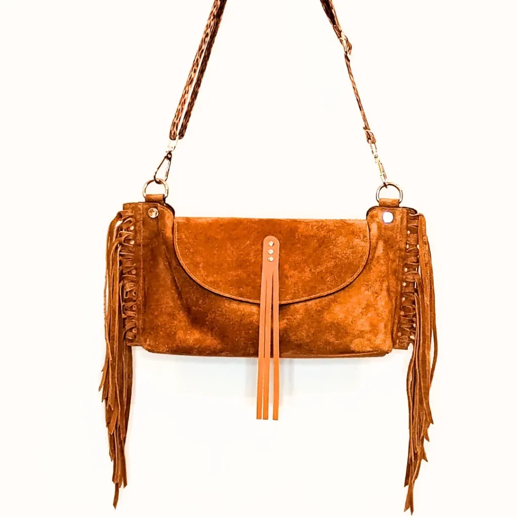 Salomé à franges (Camel)